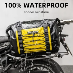 ROCKBROS 60L Waterproof Motorcycle Saddle Bags Durable Removable 2 PCS