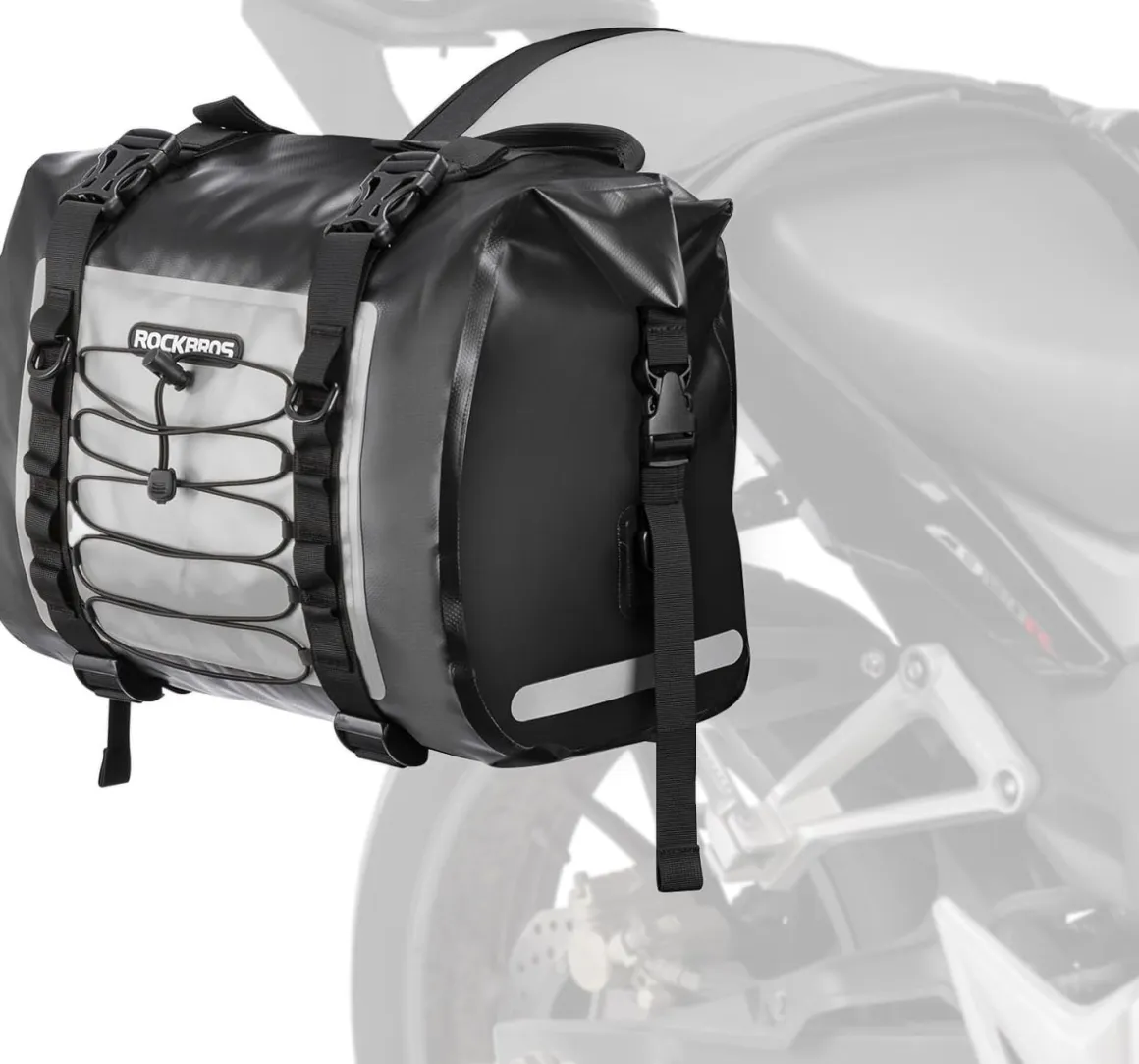 ROCKBROS 60L Waterproof Motorcycle Saddle Bags Durable Removable 2 PCS