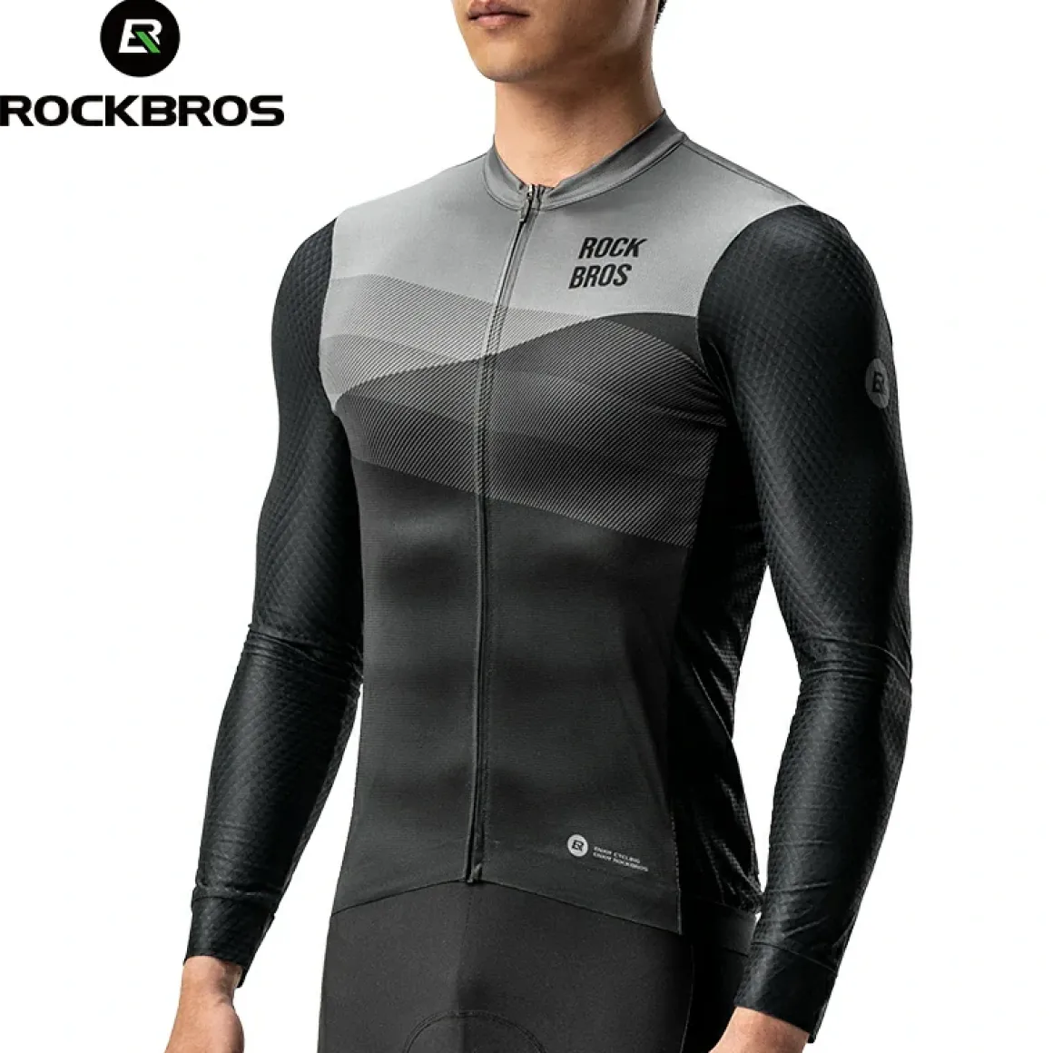 ROCKBROS Men's Cycling Long-Sleeve Jersey