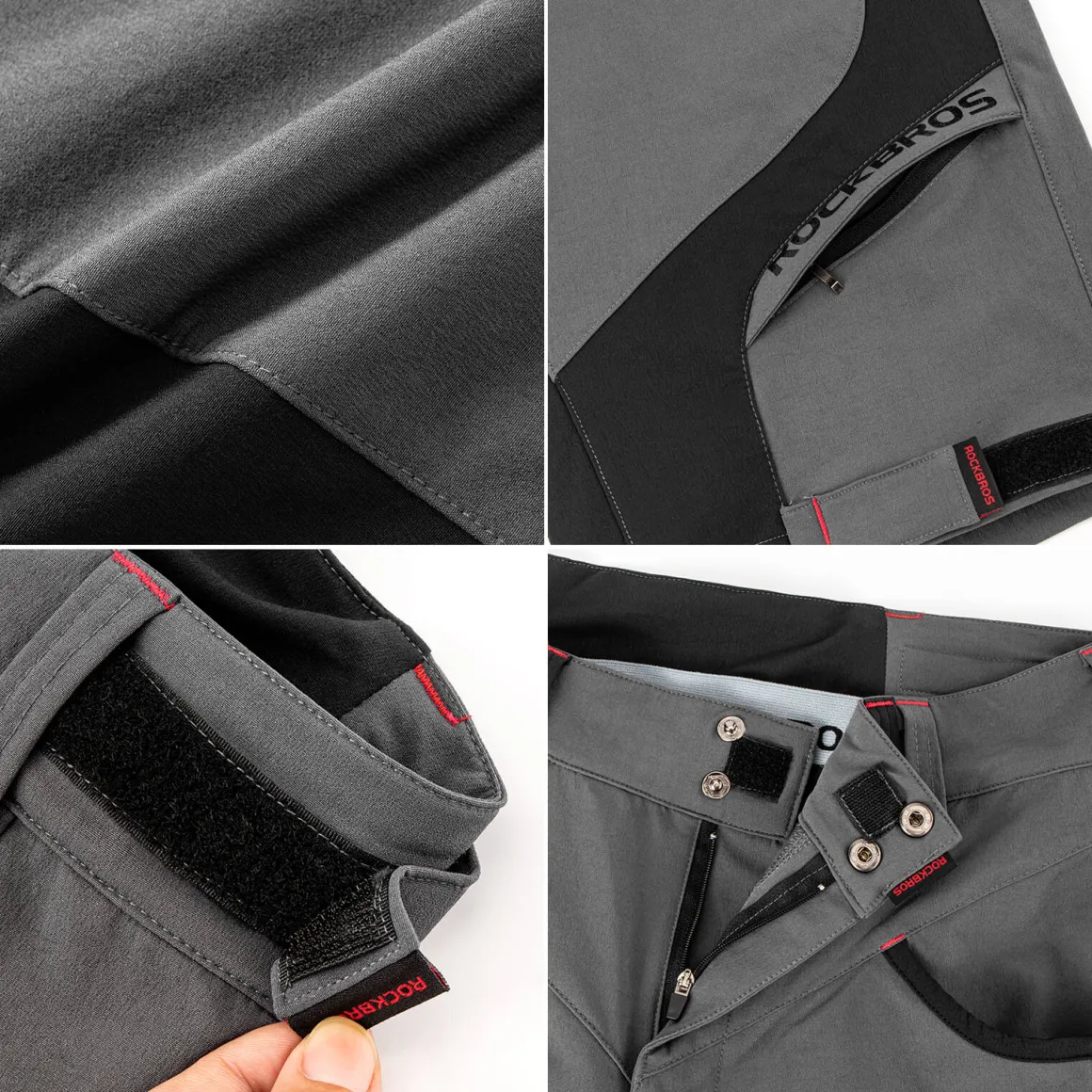 ROCKBROS Men's Cycling Shorts 4D Padded Compression Shorts