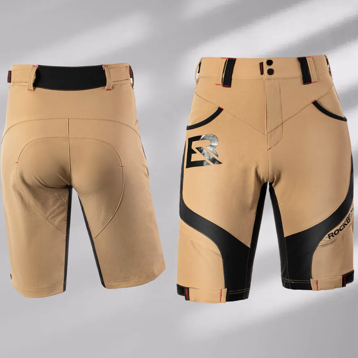 ROCKBROS Men's Cycling Shorts 4D Padded Compression Shorts