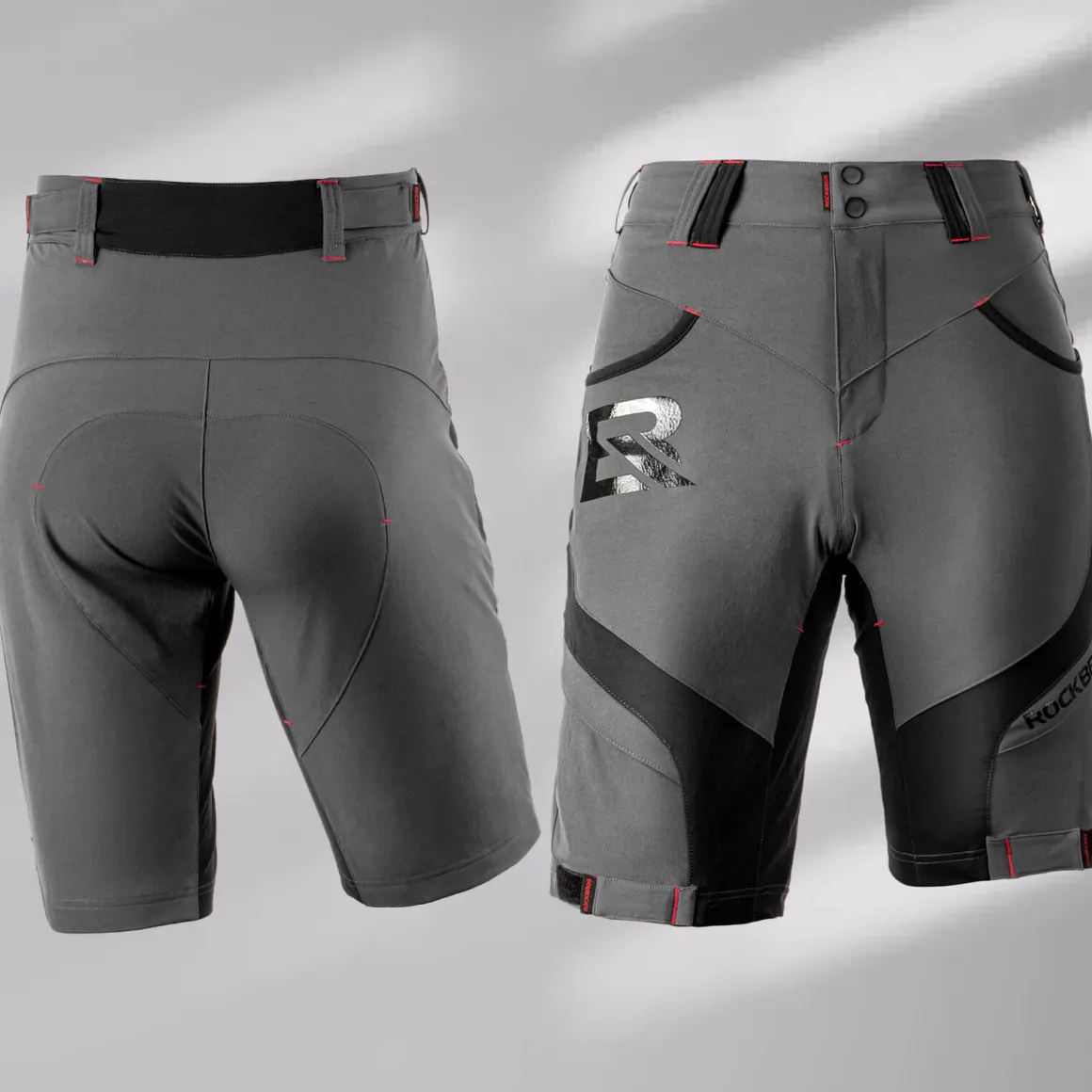 ROCKBROS Men's Cycling Shorts 4D Padded Compression Shorts