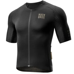 ROCKBROS Men's Short-Sleeve Cycling Jersey Diamond Pattern