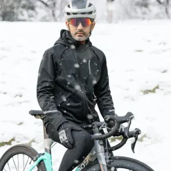 ROCKBROS Men's Winter Cycling Jacket for 5–32°F Thermal Windproof for Biking, Running, Hiking