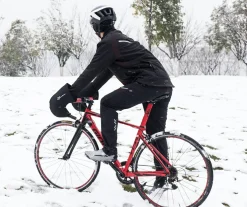 ROCKBROS Men's Winter Cycling Jacket for 5–32°F Thermal Windproof for Biking, Running, Hiking