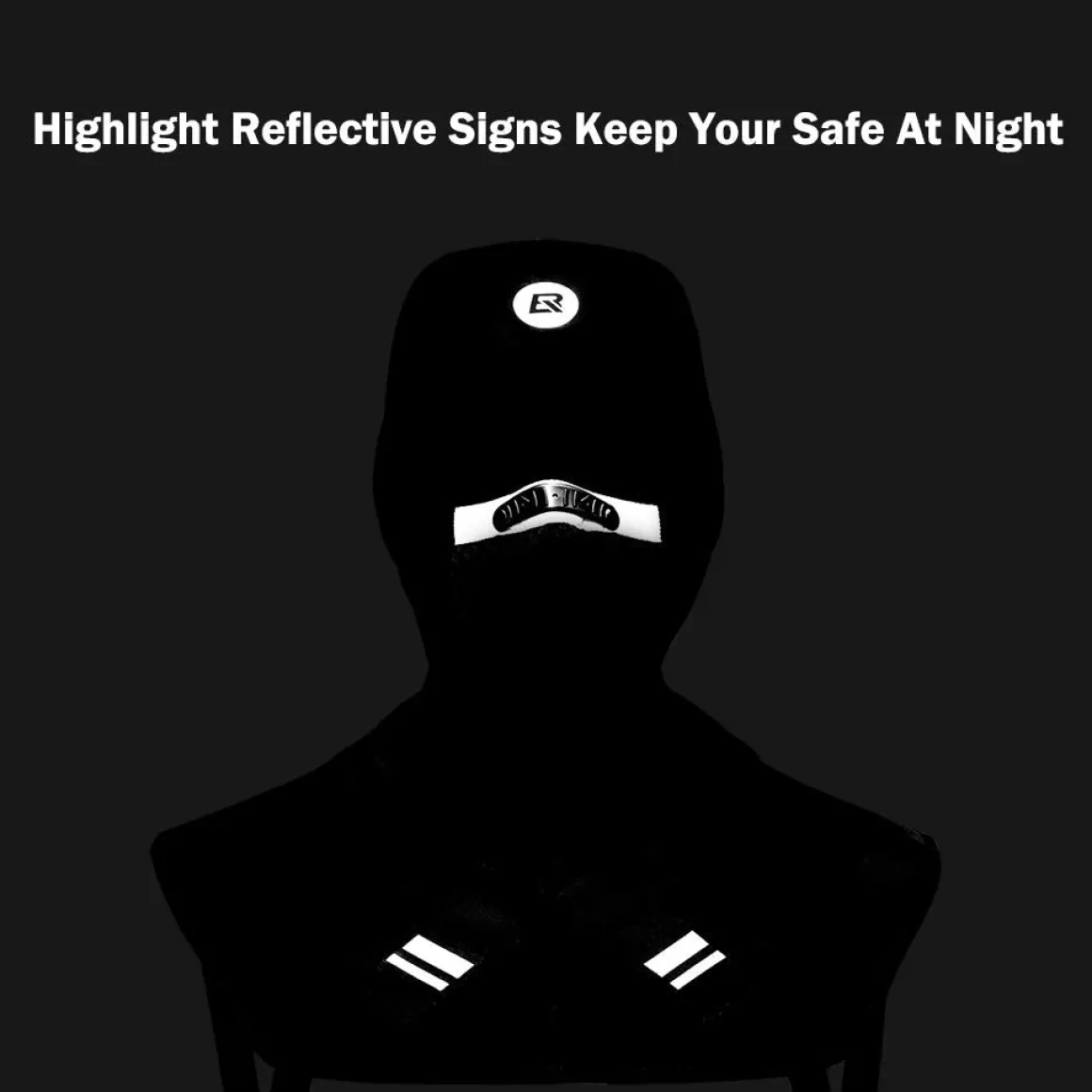 ROCKBROS Men Windproof Thermal Fleece Balaclava Ski Mask Winter Cycling Motorcycle Gear