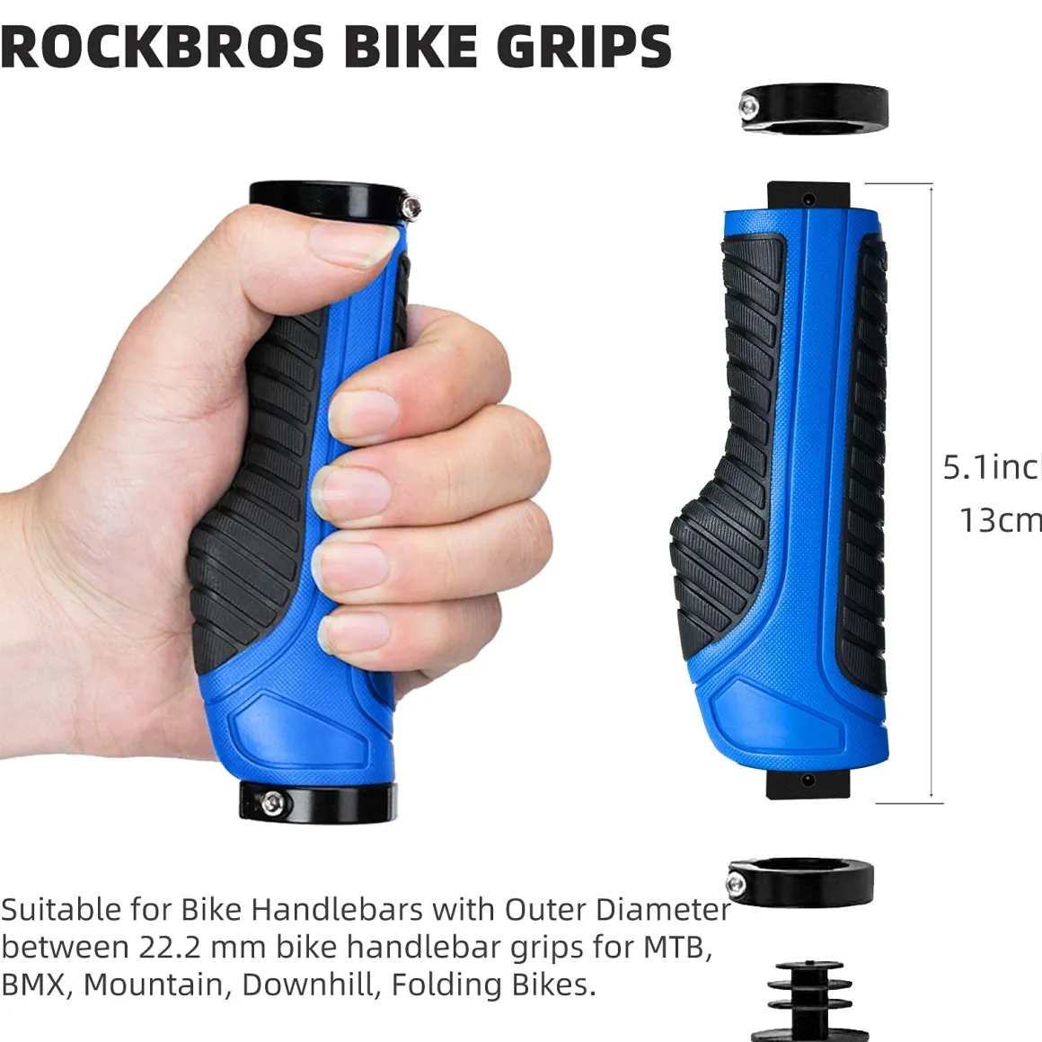 ROCKBROS Mountain Bike Bicycle Handlebar Grips
