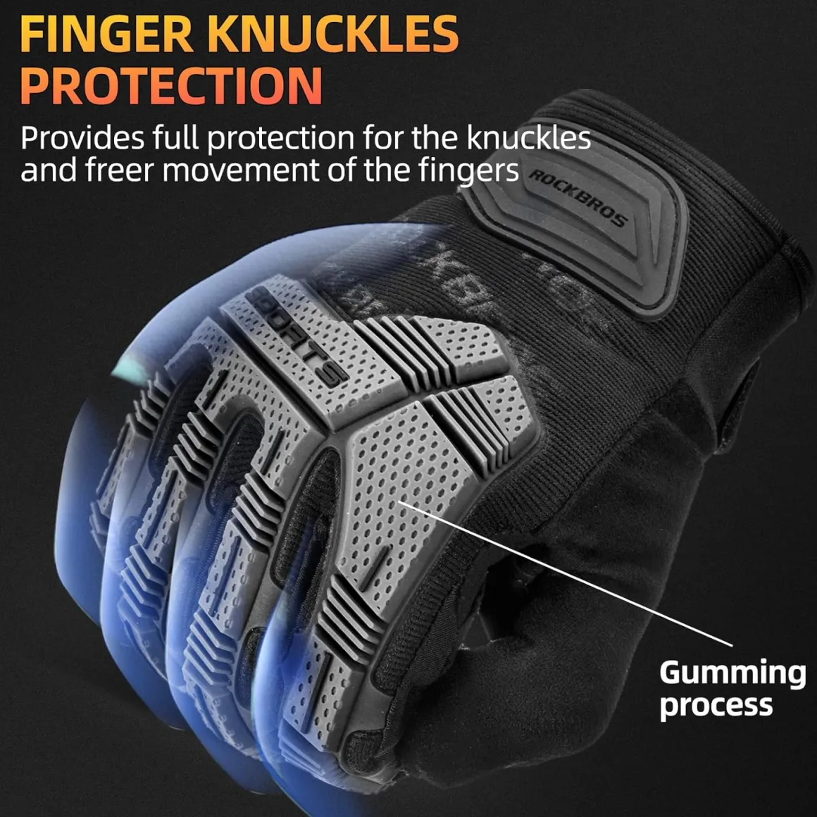 ROCKBROS Mountain Bike Gloves Dirt Bike Gloves