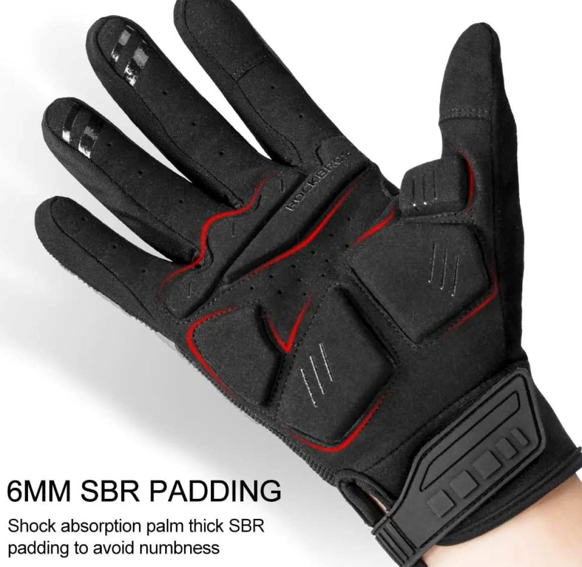 ROCKBROS Mountain Bike Gloves Dirt Bike Gloves