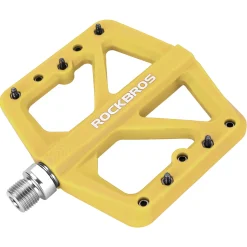ROCKBROS Mountain Bike Pedals Lightweight Nylon DU Bearing 9/16