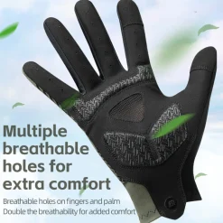 ROCKBROS MTB Gloves - Touch Screen, Anti-Slip Full Finger Cycling Gloves