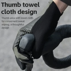 ROCKBROS MTB Gloves - Touch Screen, Anti-Slip Full Finger Cycling Gloves
