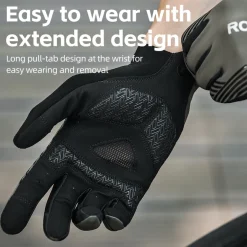 ROCKBROS MTB Gloves - Touch Screen, Anti-Slip Full Finger Cycling Gloves