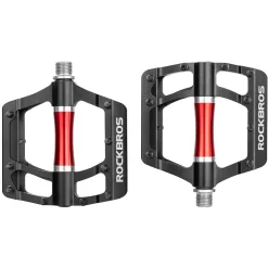 ROCKBROS MTB Pedals Platform Bike Pedal Aluminum 9/16