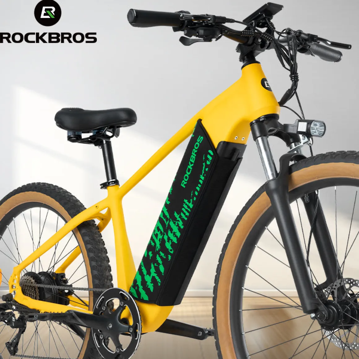 ROCKBROS Neoprene Ebike Battery Cover Wear Dirt Resistant for Outdoor Use