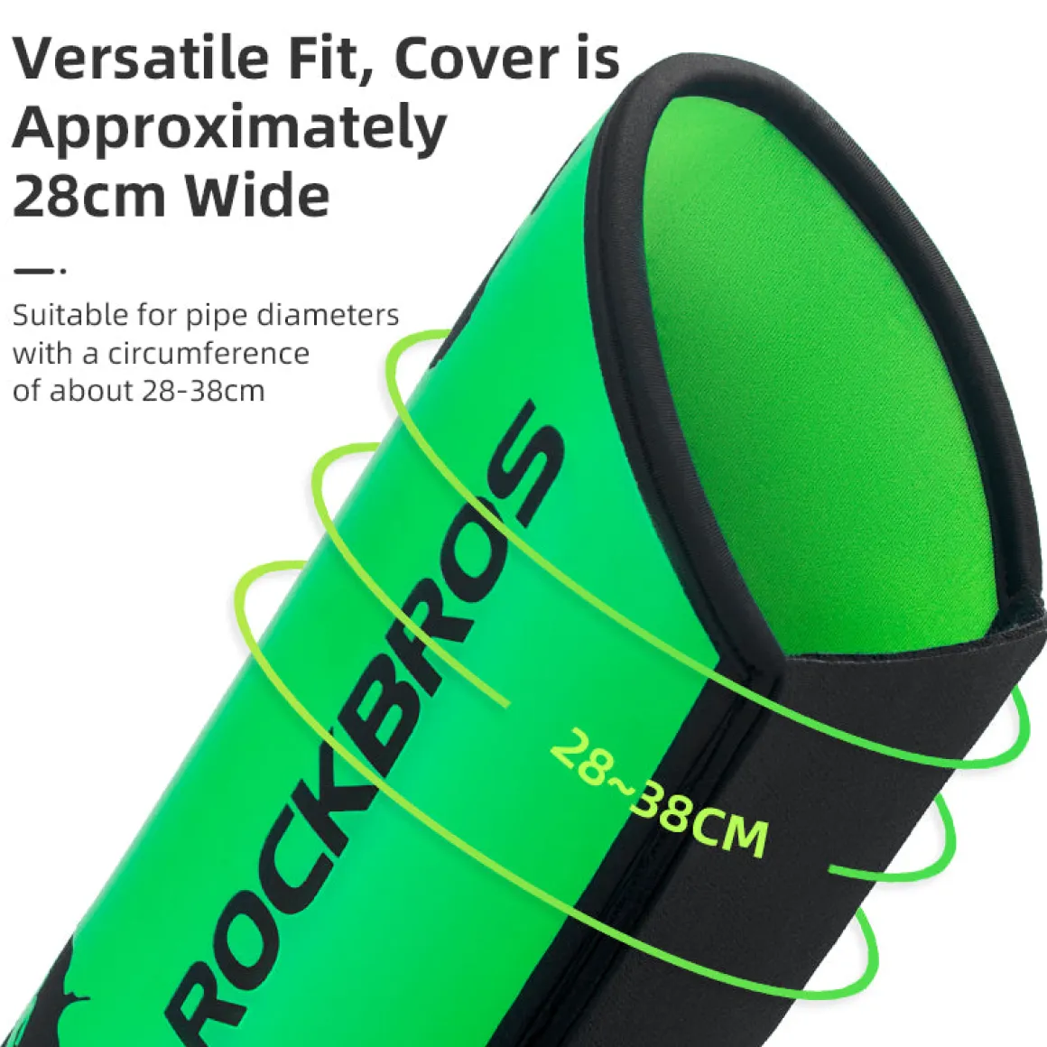 ROCKBROS Neoprene Ebike Battery Cover Wear Dirt Resistant for Outdoor Use