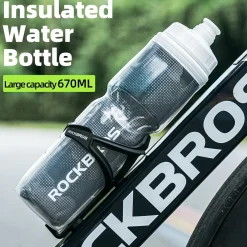 ROCKBROS 24OZ Insulated Bike Water Bottle