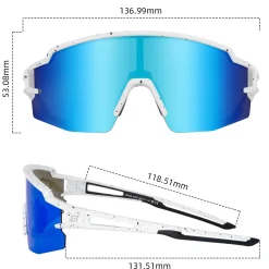 ROCKBROS Polarized Youth Kids UV400 Cycling Sports Sunglasses for Boys Girls Age 8-14