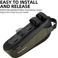 ROCKBROS Portable Bike Top Tube Bag Reflective Ultralight