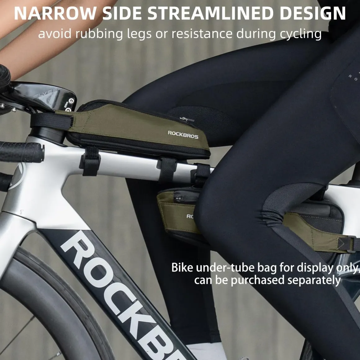 ROCKBROS Portable Bike Top Tube Bag Reflective Ultralight