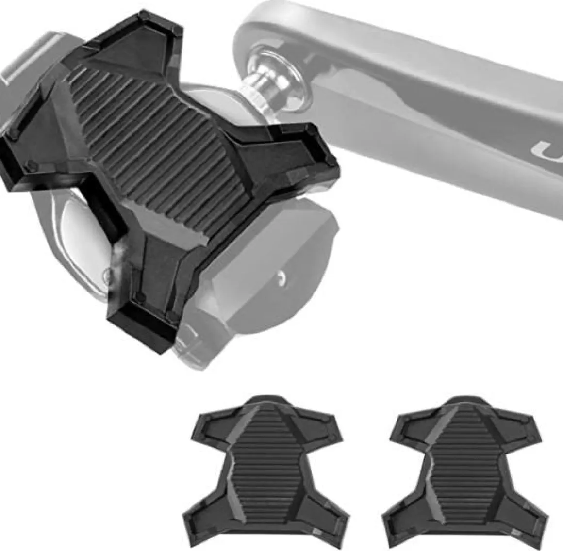 ROCKBROS PP20 cykelpedaladapter SPD-SL/KEO Sort 1 par