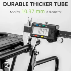 ROCKBROS Quick Release Rear Bike Cargo Rack, 55LB Capacity for 26”-29” MTB E-Bikes
