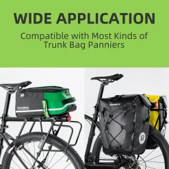 ROCKBROS Quick Release Rear Bike Cargo Rack, 55LB Capacity for 26”-29” MTB E-Bikes