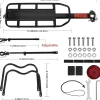 ROCKBROS Rear Bike Bicycle Cargo Rack Aluminum Alloy 115 lbs Capacity Black