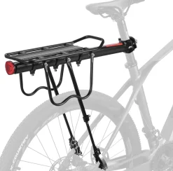 ROCKBROS Rear Bike Bicycle Cargo Rack Aluminum Alloy 115 lbs Capacity Black