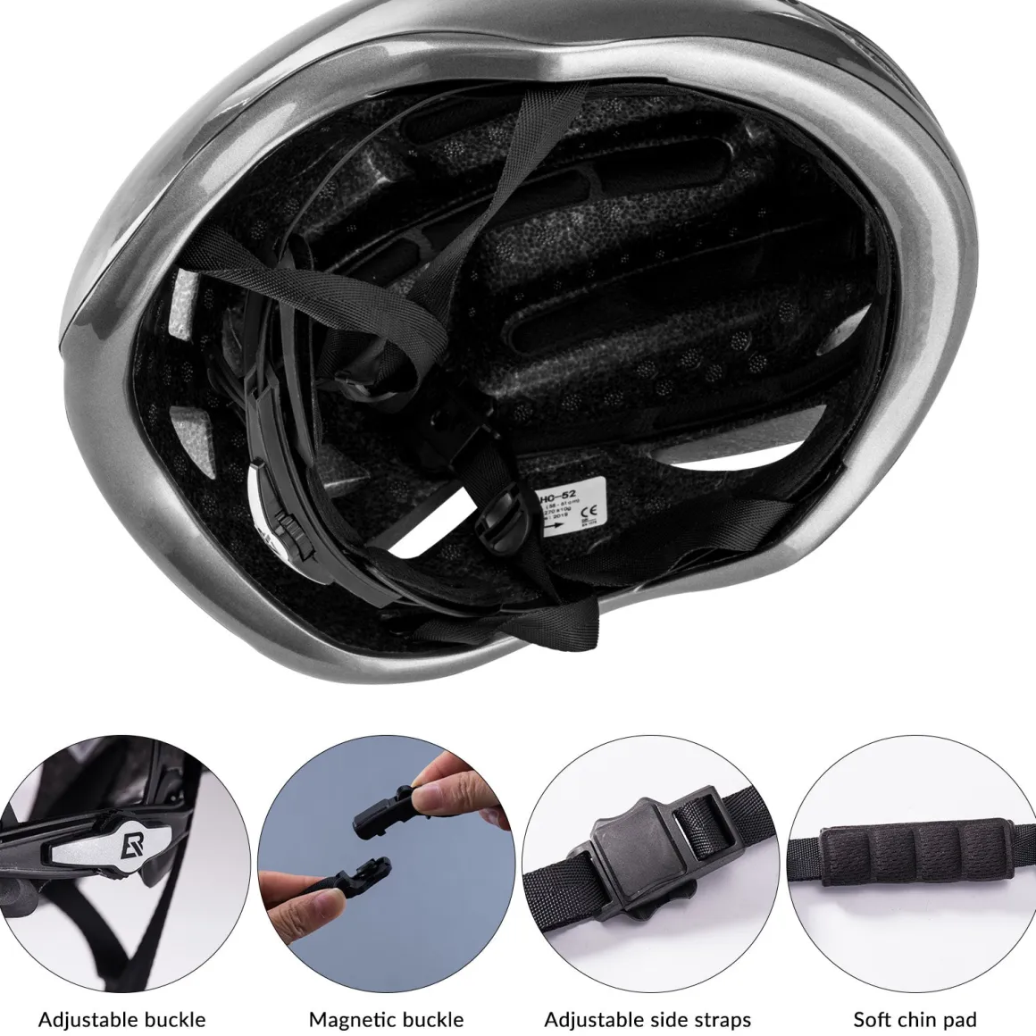 ROCKBROS Road Aero Bike Helmet for Adults TT Triathlon Helmet for Cycling