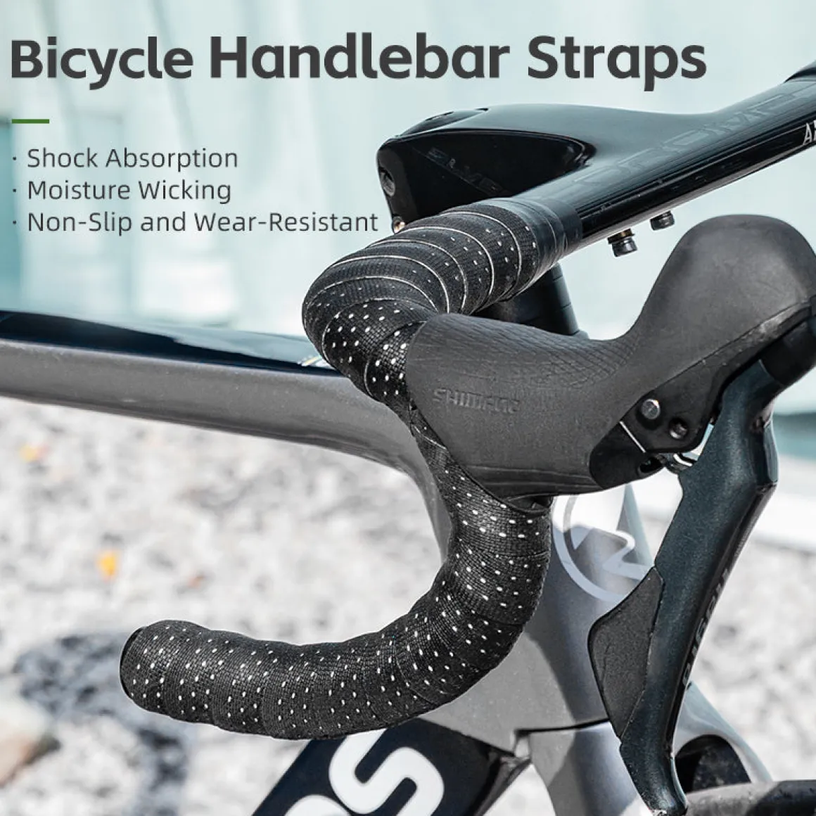 ROCKBROS Road Bike Handlebar Tape Eva Non-slip Shockproof