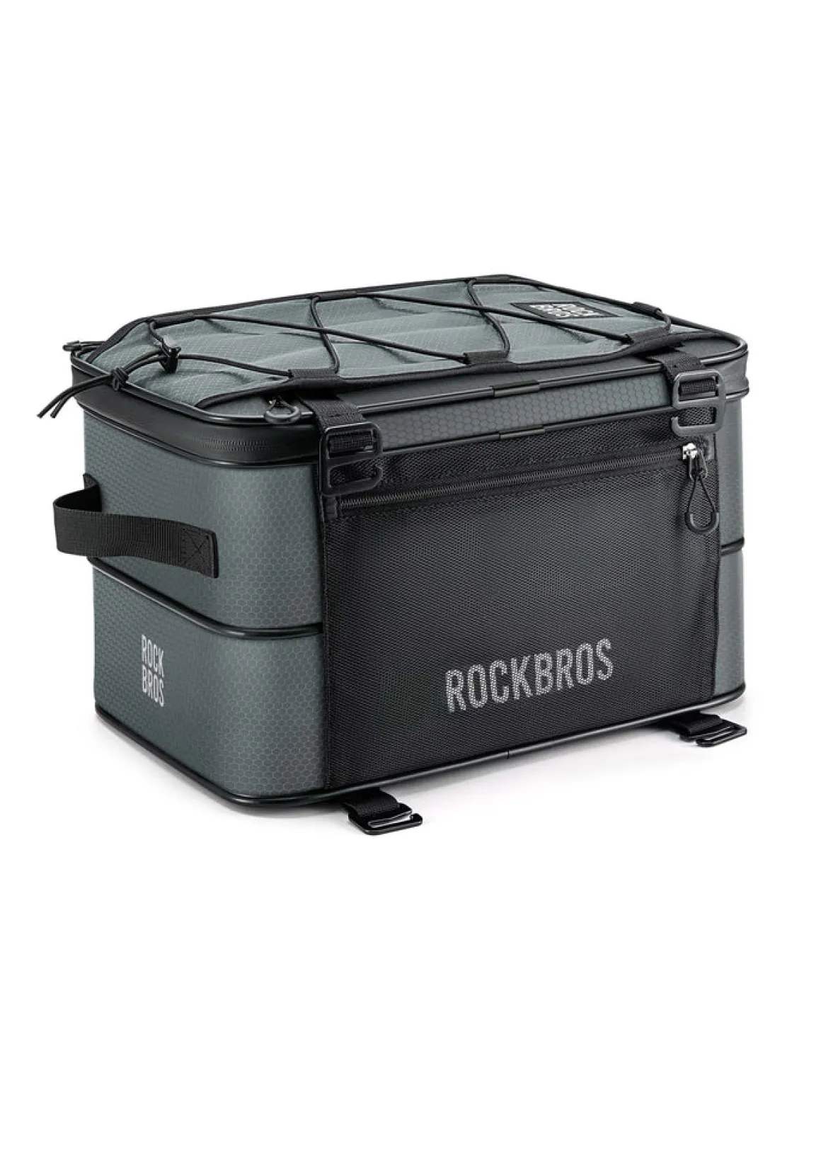 ROCKBROS Road to Sky Foldable Trunk Bag – 16.8L Expandable Bike Rack Bag