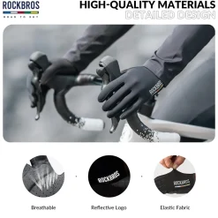 ROCKBROS Road-to-Sky Spring Summer Cycling Gloves Full Finger Touch Screen