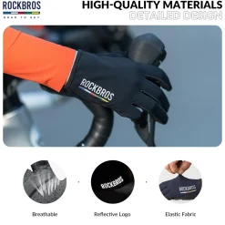 ROCKBROS Road-to-Sky Spring Summer Cycling Gloves Full Finger Touch Screen