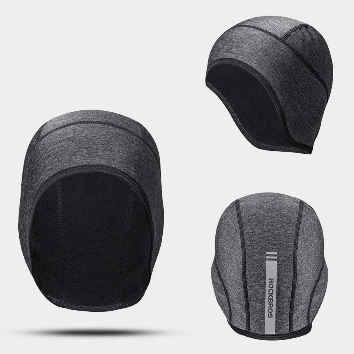 ROCKBROS Skull Cap Thermal Helmet Liner for Men Women Moisture Wicking Fits Under Helmets