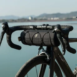 ROCKBROS Small Handlebar Bag Handy Front Bike Storage Pouch with Shoulder Strap Ideal