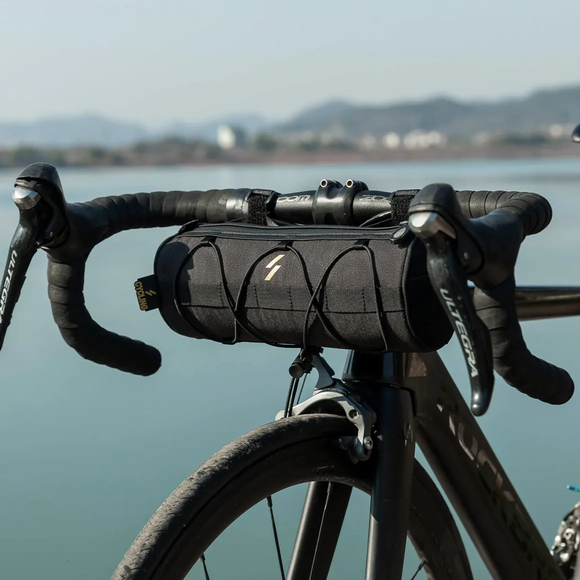ROCKBROS Small Handlebar Bag Handy Front Bike Storage Pouch with Shoulder Strap Ideal
