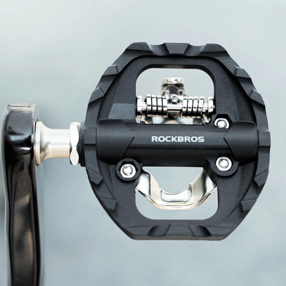 ROCKBROS SPD Dual-Purpose Bike Pedals - Compatible with Shimano MTB/Road