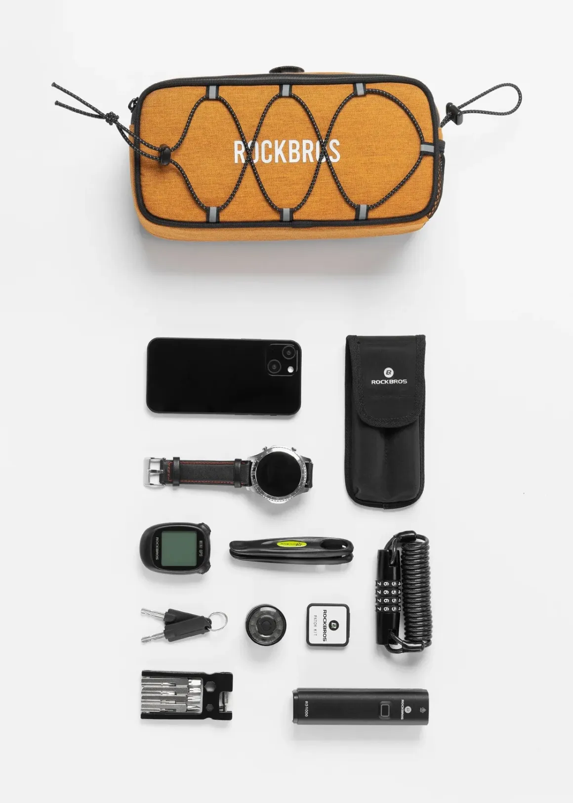 ROCKBROS Square Handlebar Bag-Road to sky
