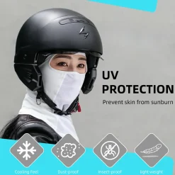 ROCKBROS Summer Balaclava Face Mask Cooling Neck Gaiter Breathable Face Covering