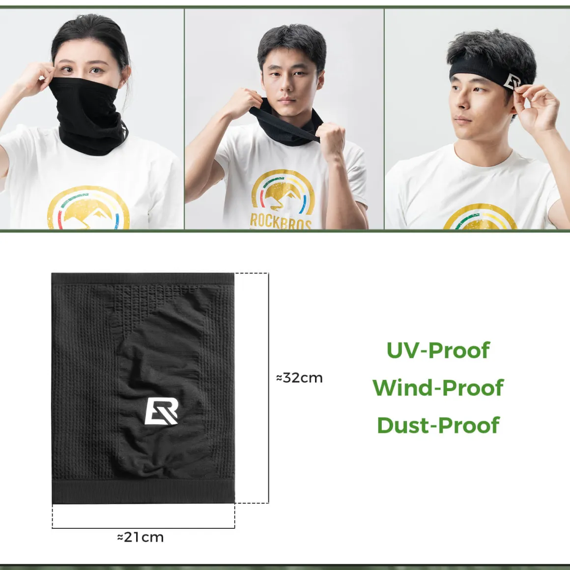 ROCKBROS Summer Balaclava Woven Face Mask
