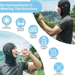 ROCKBROS Summer Face Mask – Lightweight, Cooling Balaclava for Outdoor Sports