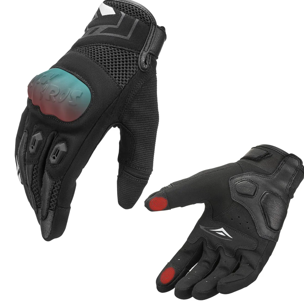 ROCKBROS Summer Motorcycle Gloves - Breathable, Touchscreen Hard Knuckle Gloves for Men Women