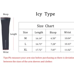 ROCKBROS Sun Protection Arm Sleeves Cooling for Running Golf Fishing Cycling