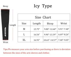 ROCKBROS Sun Protection Arm Sleeves Cooling for Running Golf Fishing Cycling