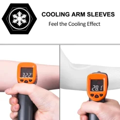 ROCKBROS Sun Protection Arm Sleeves Cooling for Running Golf Fishing Cycling
