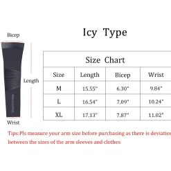 ROCKBROS Sun Protection Arm Sleeves Cooling for Running Golf Fishing Cycling