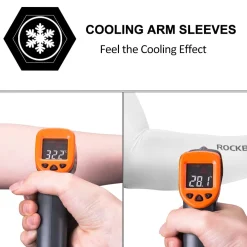 ROCKBROS Sun Protection Arm Sleeves Cooling for Running Golf Fishing Cycling