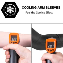 ROCKBROS Sun Protection Arm Sleeves Cooling for Running Golf Fishing Cycling