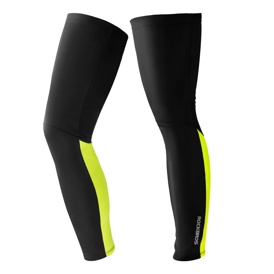 ROCKBROS Thermal Compression Leg Warmers for Men and Women, Full Leg Sleeves for Cycling